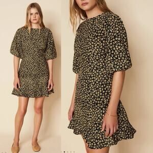 Faithfull the brand Estelle Mini Dress Salma Floral Print 6 Feminine Boho Chic